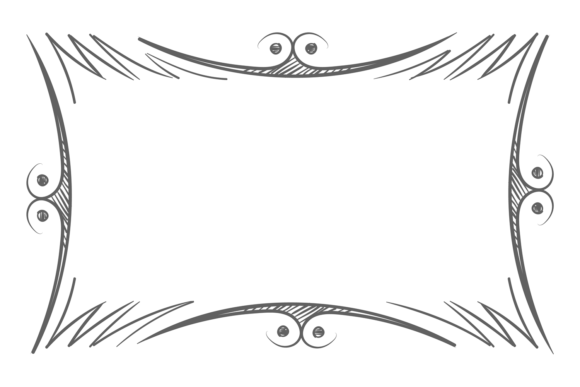 Download Elegant Ink Frame. Freehand Stroke Decor - Freehand Collection