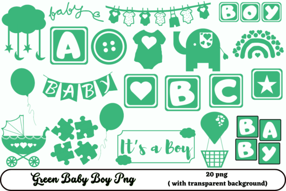 Download Green Baby Boy Png - Green Collection