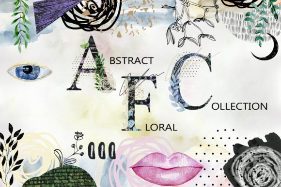 Download Abstract and Floral Collection. - Collection Collection