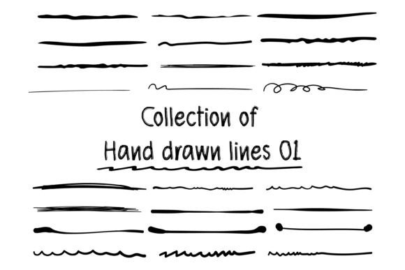 Download Freehand Line. Hand Drawn Lines. - Freehand Collection