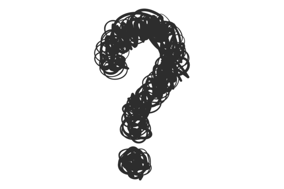 Download Scribbled Question Symbol. Freehand Sket - Freehand Collection
